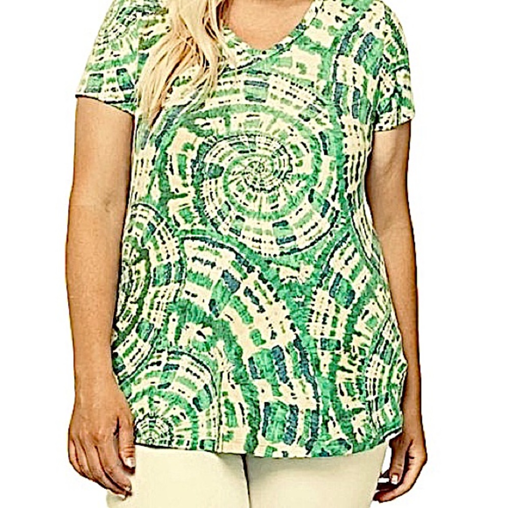 Tie Dye Print Top